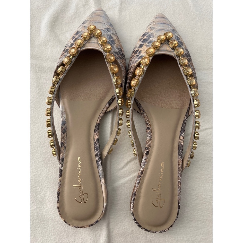 Anthropologie GUILHERMINA EMBELLISHED SLIDES - Picture 2 of 6